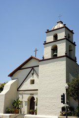 A the San Buena Ventura Mission at Ventura California