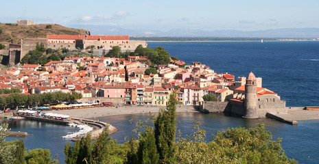 collioure vu du moulin