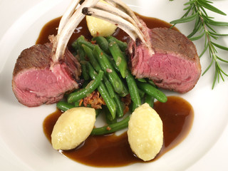 Lamm englisch gebraten