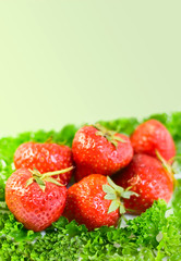 Strawberries background for your design
