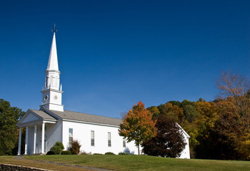 White Church in New England