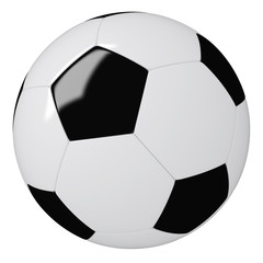 High res render of a football - soccer ball