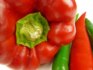 Paprika und Chillie