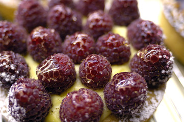 tartelette aux framboises