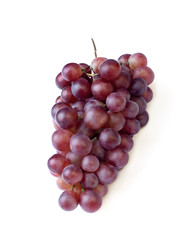 Grapes, white background and clipping path