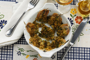 Acciughe gratinate - Antipasti - Ricette della Lombardia