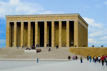 Foto op Plexiglas Founder of modern Turkey, Ataturk's mausoleum in Ankara © Syphoto
