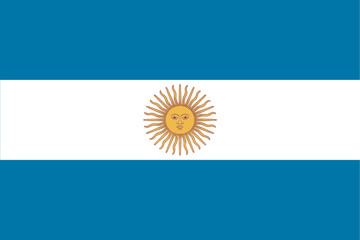 Bandera Argentina - obrazy, fototapety, plakaty