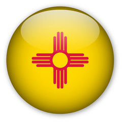 New Mexico State Flag Button