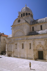 The famous church in Sibenik
