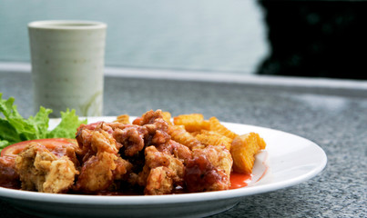 Restaurant meal