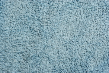 Towel, blue background