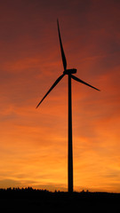 Obraz premium alternative power produced by the wind and air