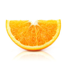 citrus orange fruit isolated on white with clipping path