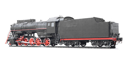 transport. train isolated on white