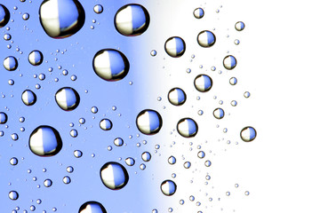 Fantastic blue drops, may be used as background