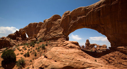Blick durch das North Window auf den Turret Arch © Andreas Edelmann