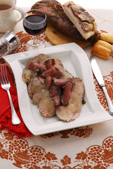 Fesa di vitello in gelatina - Secondi di carne - Lombardia