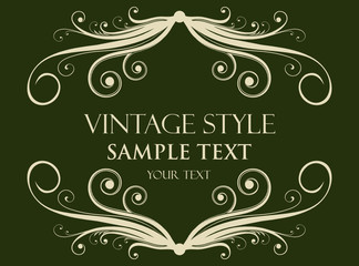 vintage style