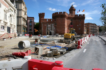 Obraz premium Le Castillet (Perpignan)