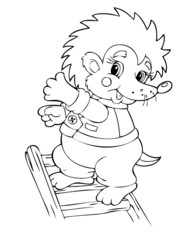 Illustration hedgehog