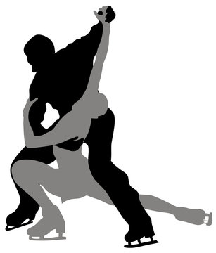 recommend clip art: Figure scating pair