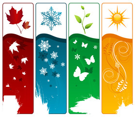 four season vector