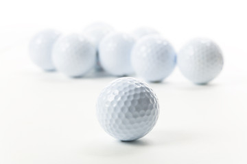 Golf Ball close up shot