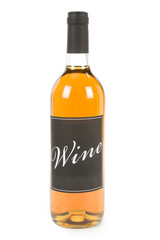 Wine Bottle with white background