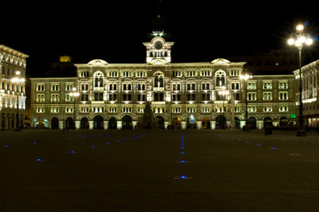 Fototapeta na wymiar Trieste Piazza Unita