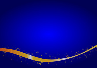 blue merry christmas background, stars © danimarco