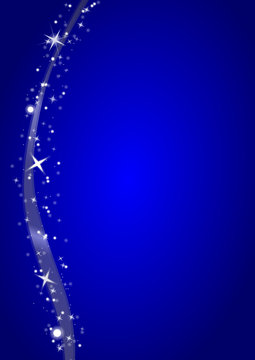blue merry christmas background