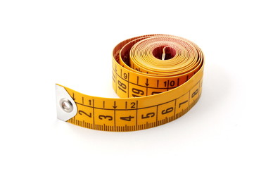 measuring tape isolated on a white background