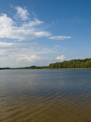 Beautiful lake coast