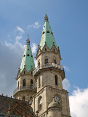 Cathedral in small deutch city