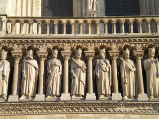 Galerie des rois - Notre-Dame de Paris