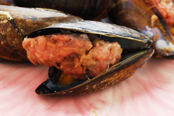 Muscoli farciti - Secondi di pesce - Ricette della Toscana