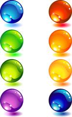glass button