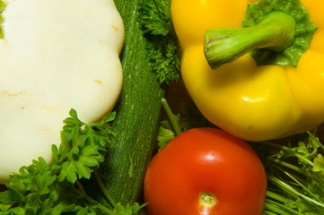 Assortment of fresh vegetables