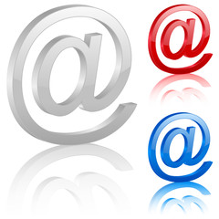 3D email symbol