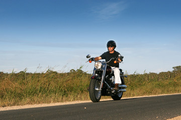 Obraz na płótnie Canvas Motorcycle rider 2