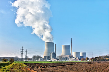 A photography of nuclear power in Germany Gundremmingen