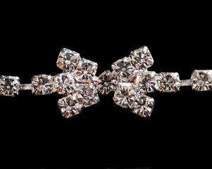 Detail of diamond  bracelet