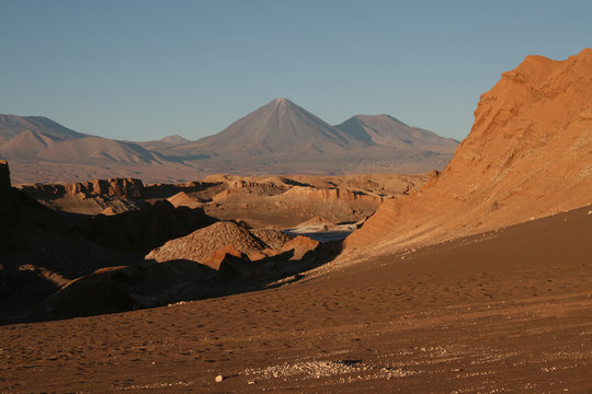 Moon Valley near San Pedro de Atacama in North Chile