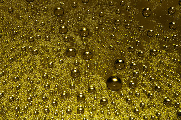 Golden drops background.