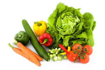 Fototapeta na wymiar A collection of Fresh vegetables