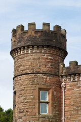 Fototapeta na wymiar Tower on the big castle