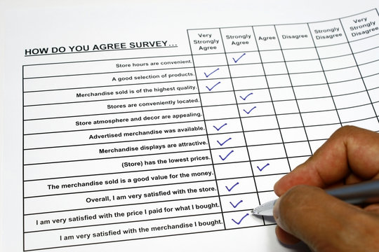 Business Survey agree or disagree survey