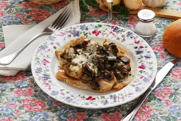 Fesa di tacchino con i funghi - Secondi di carne - Lombardia