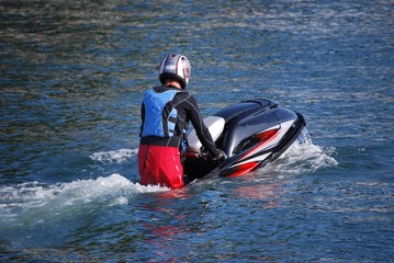 Obraz premium Jet skieur